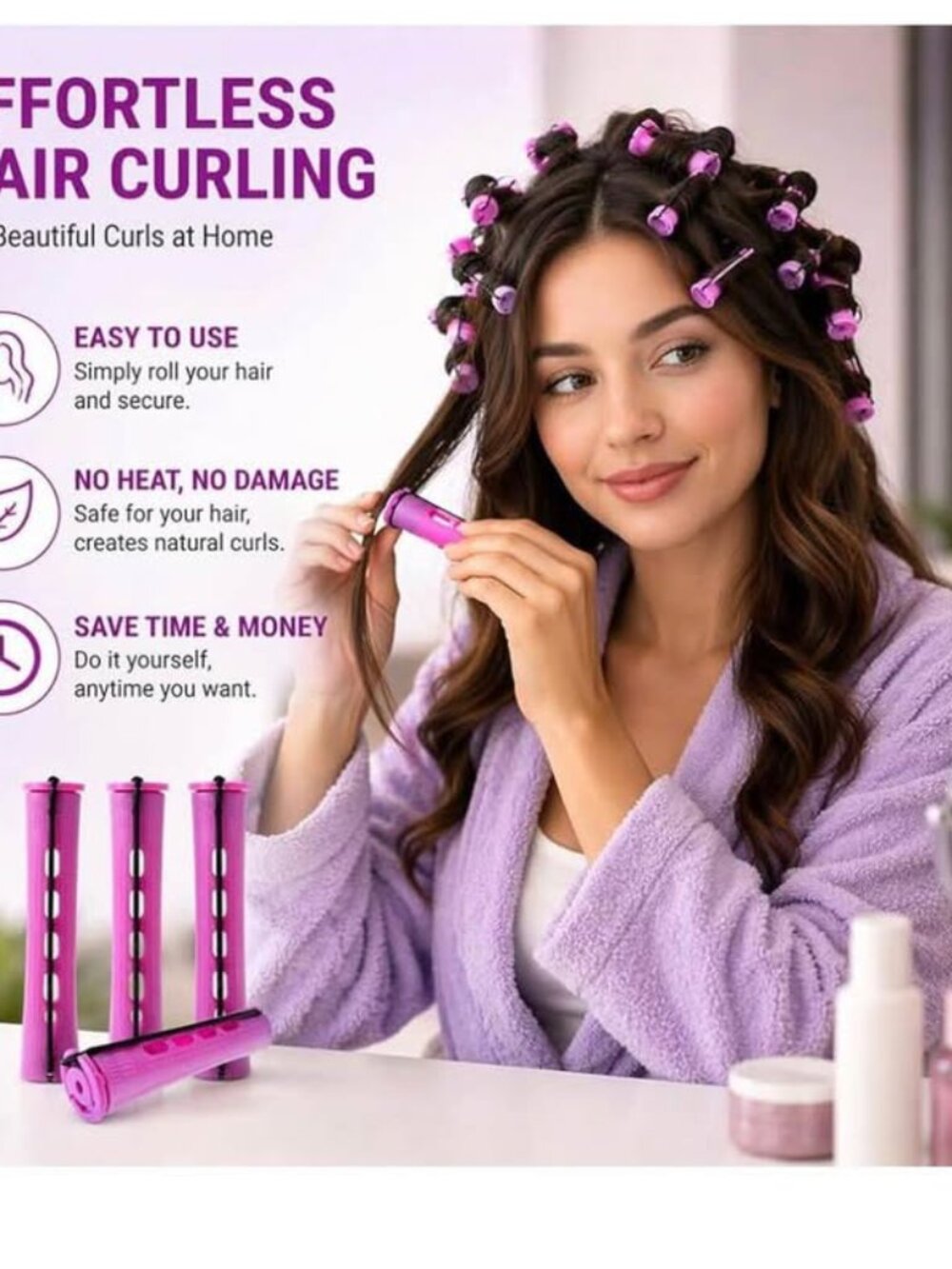 Hair Perm Rods Plastic Cold Wave Rods Hair Curling Roller